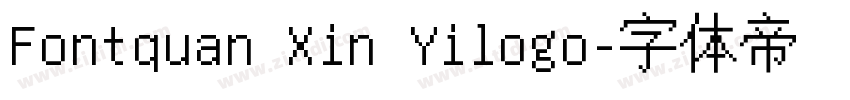 Fontquan Xin Yilogo字体转换